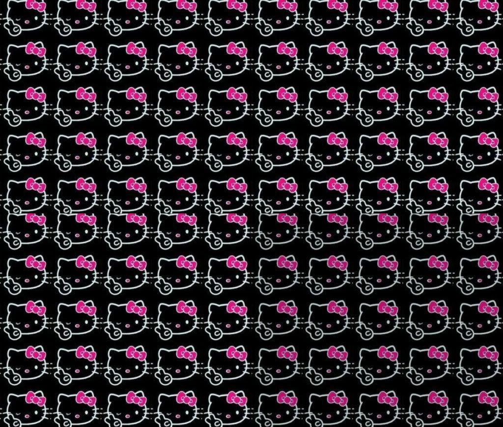 Hello Kitty Black Wallpapers - Wallpaper Cave