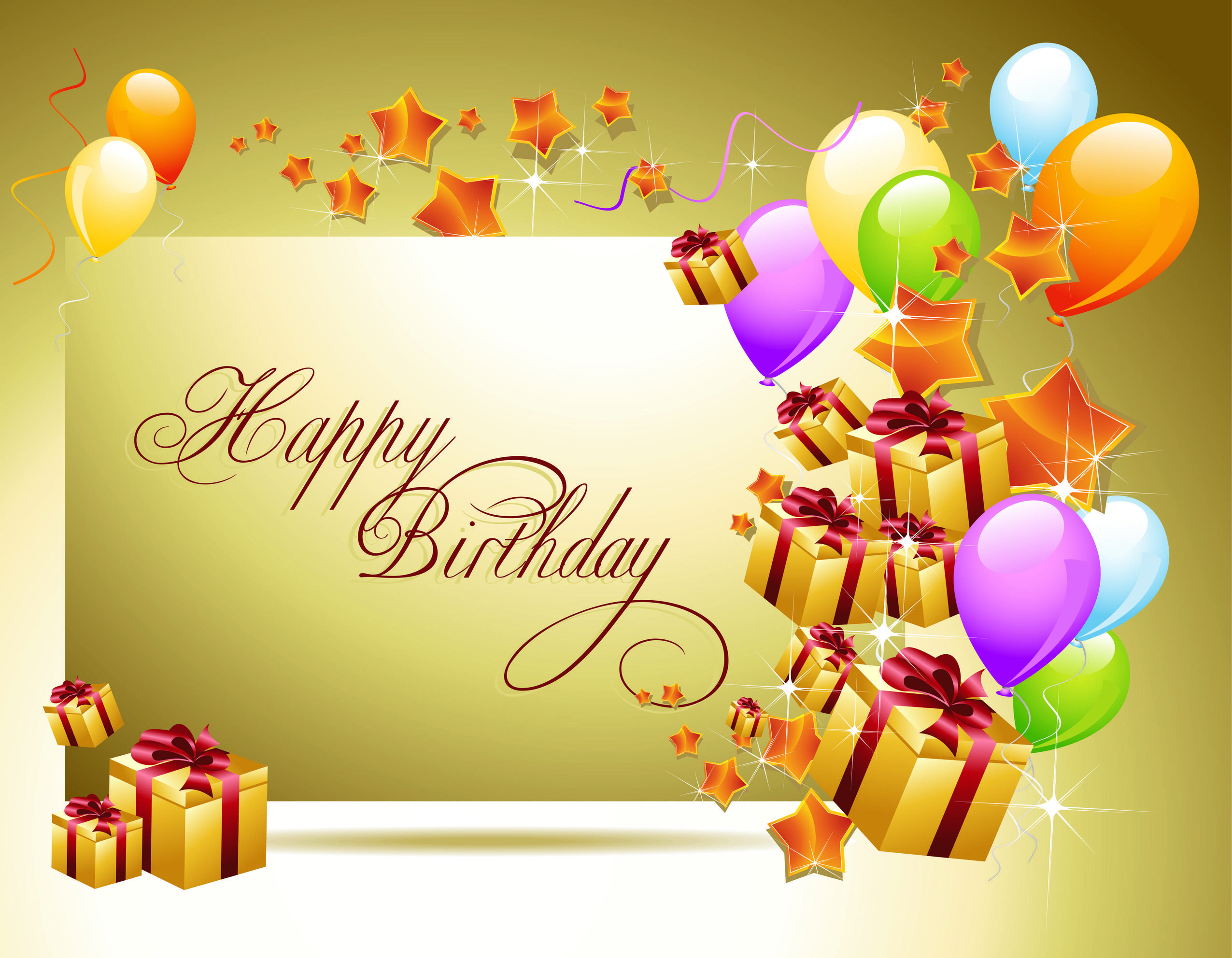 Birthday Background Desktop With Background Wallpaper High Quality