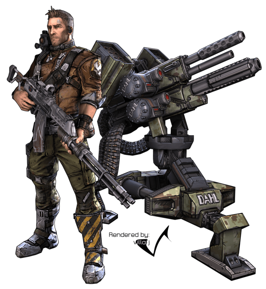 Borderlands 2: Axton Render