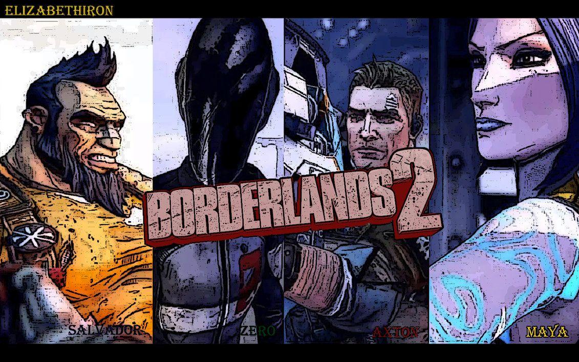 Borderlands 2(Zero, Axton, Salvador and Maya) W