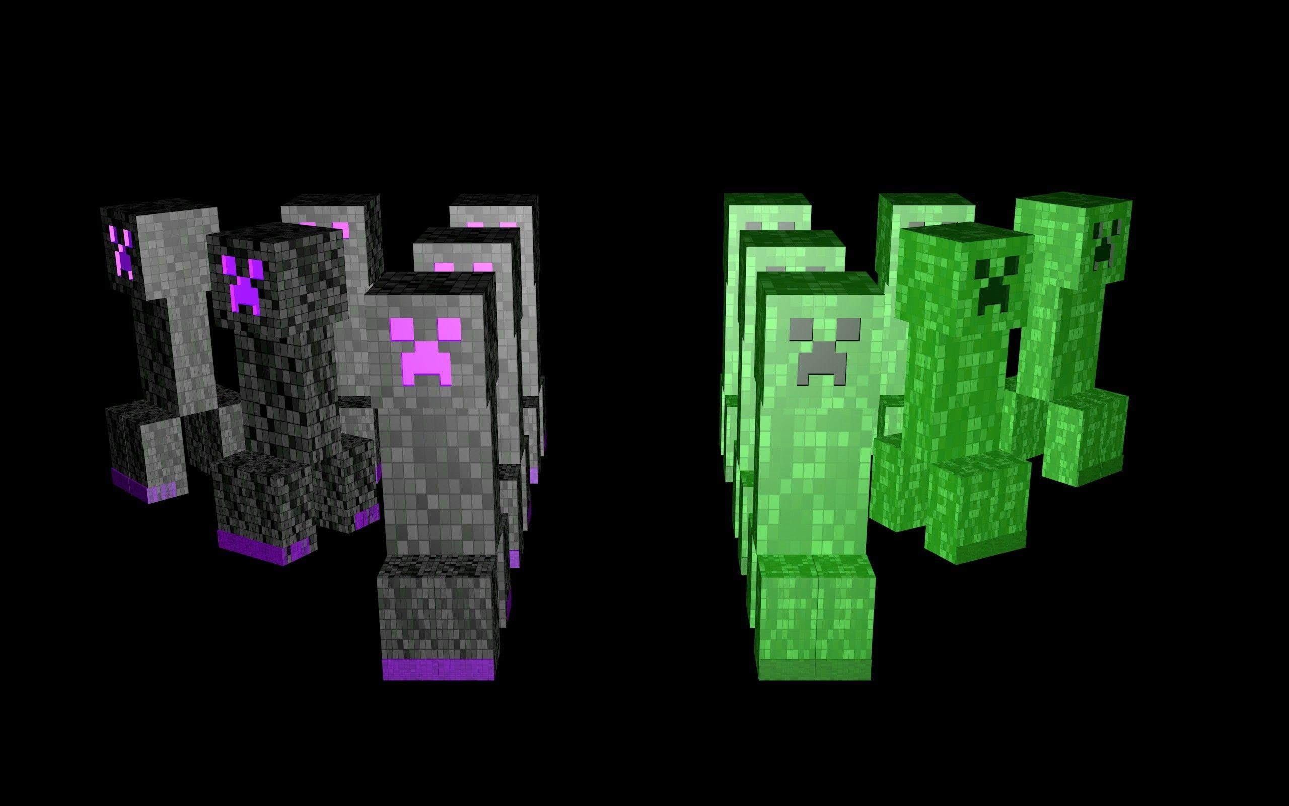 creeper, Minecraft, Video Games, PC Gaming, YouTube Wallpaper HD