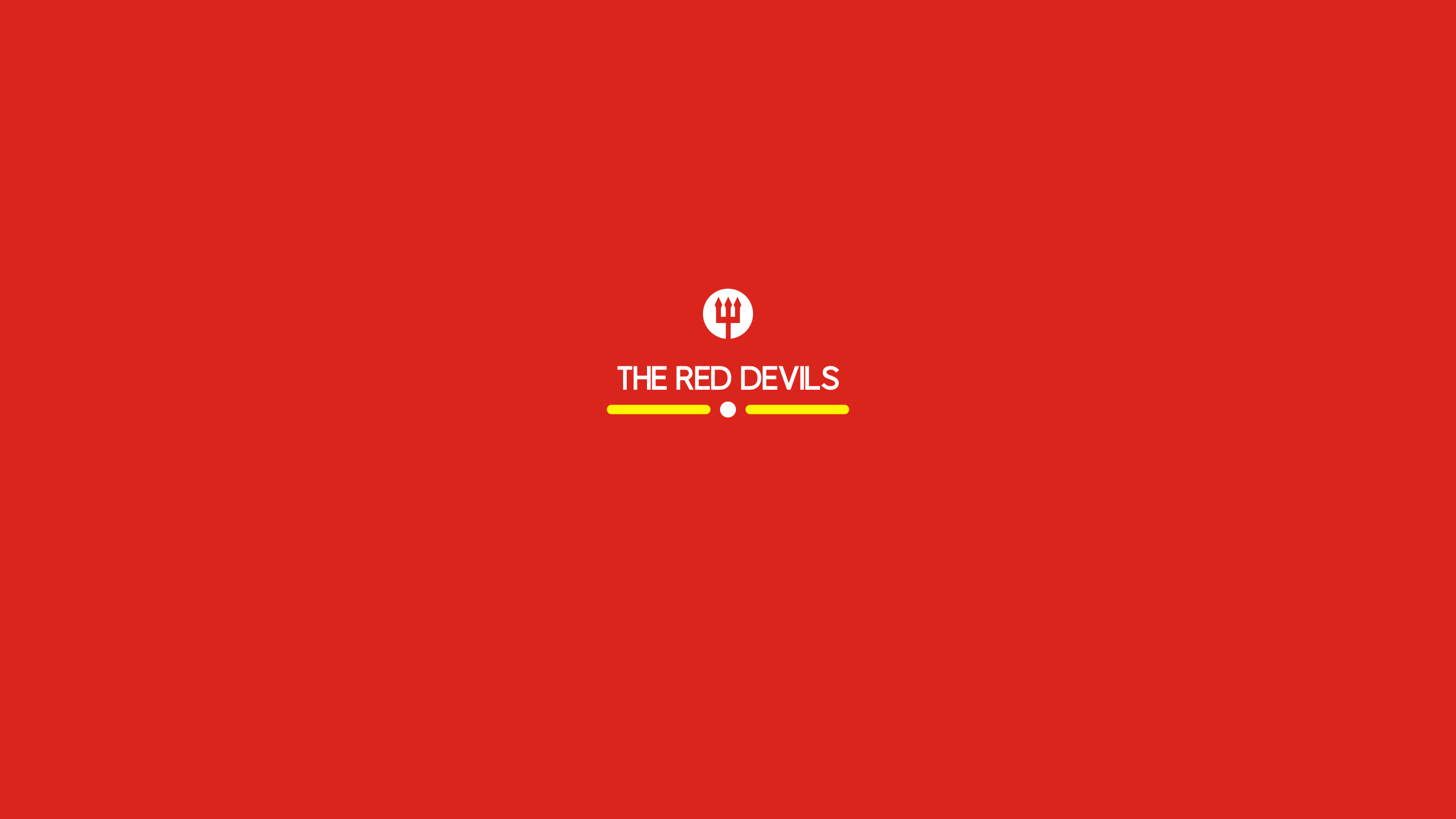The Red Devils, simple Manchester United wallpaper
