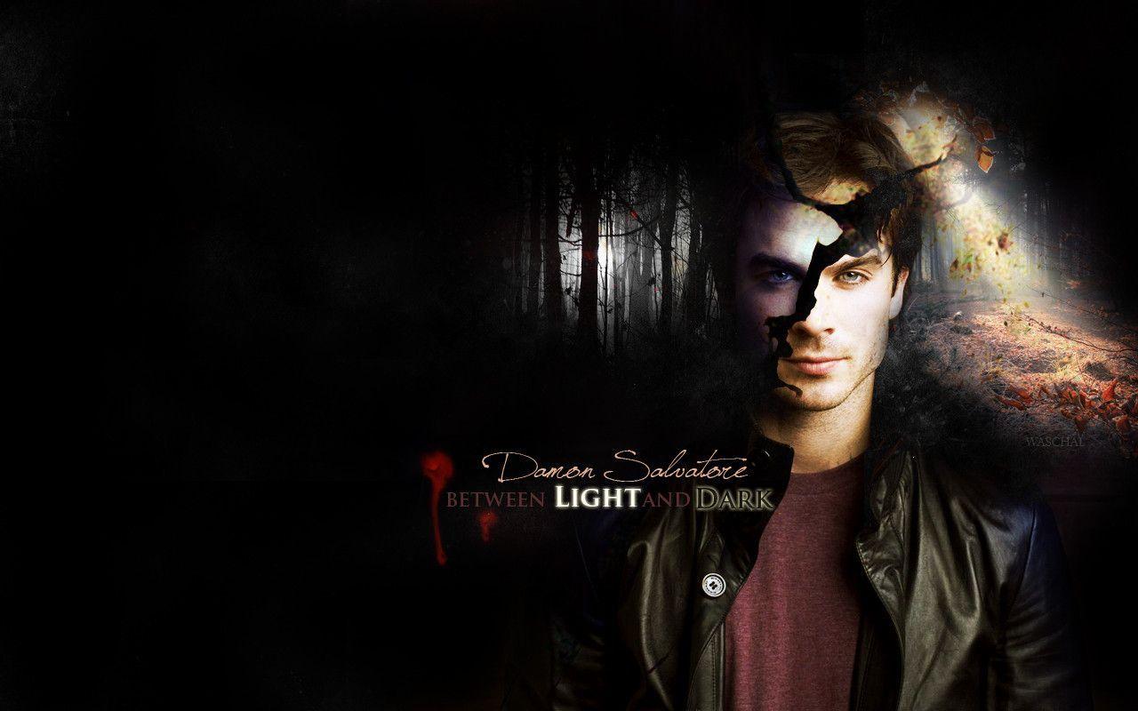 Damon Salvatore Wallpaper. Light in the dark, Damon salvatore, Damon