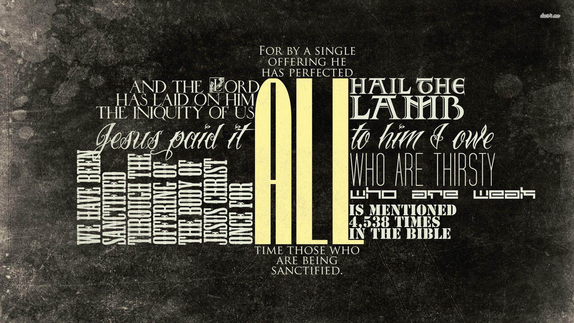 jesus wallpaper with bible verses HD