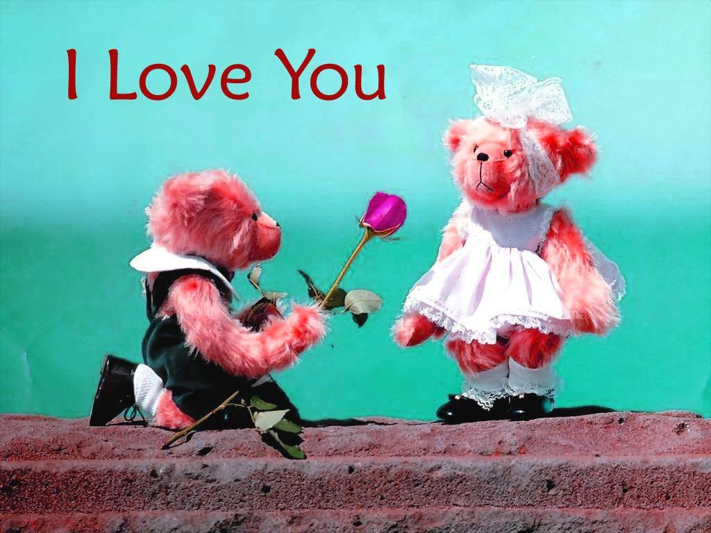 I Love You Teddy Bear Image HD Wallpaper. Beautiful image HD
