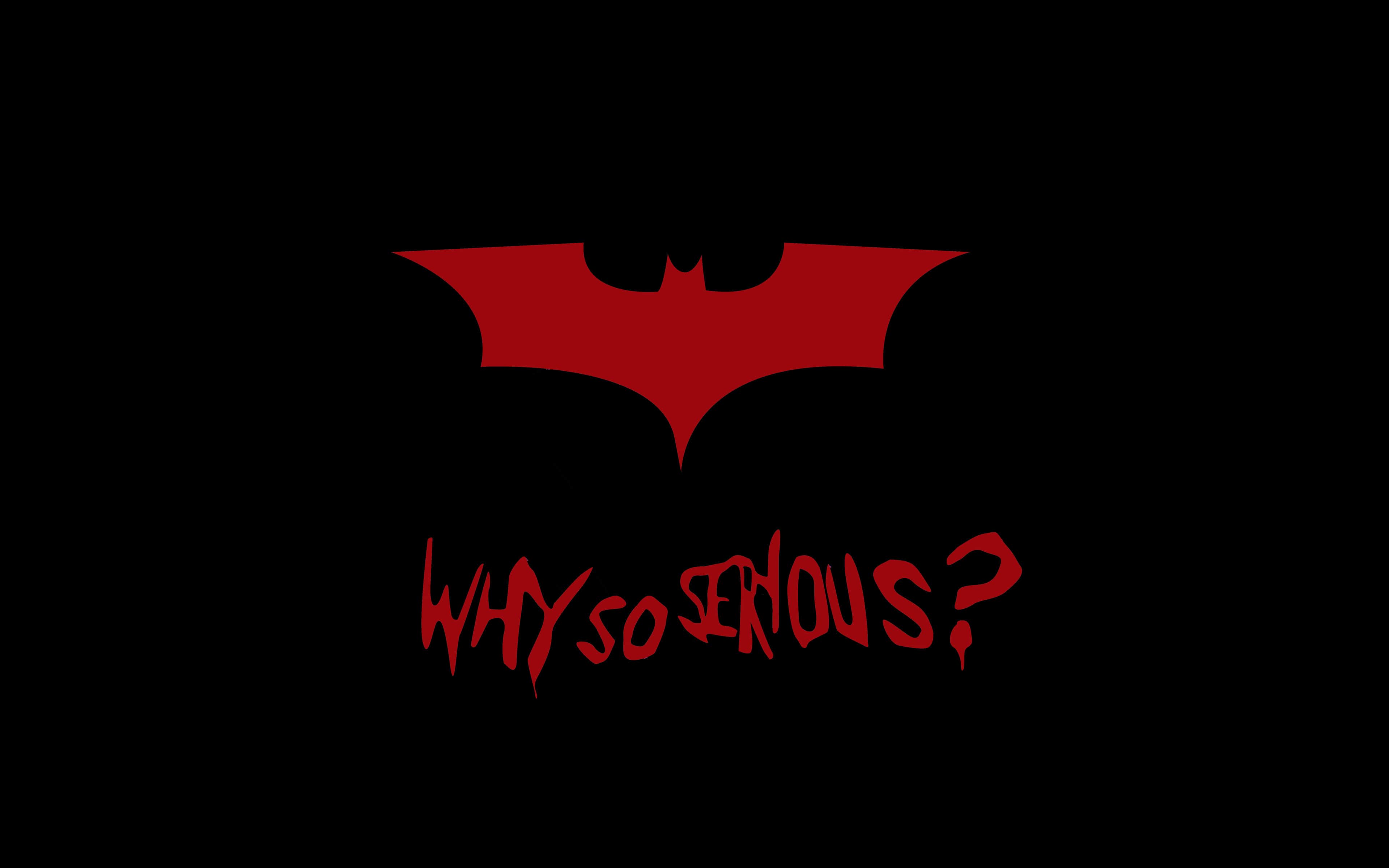 Why So Serious Joker Batman Cool Logo Wallpaper and Free