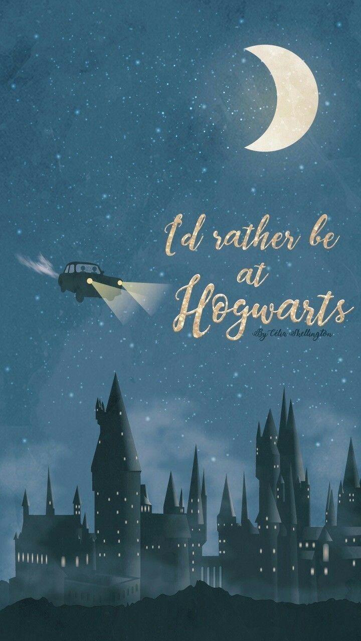 I'd rather be at Hogwarts. Harry potter background. Harry Potter