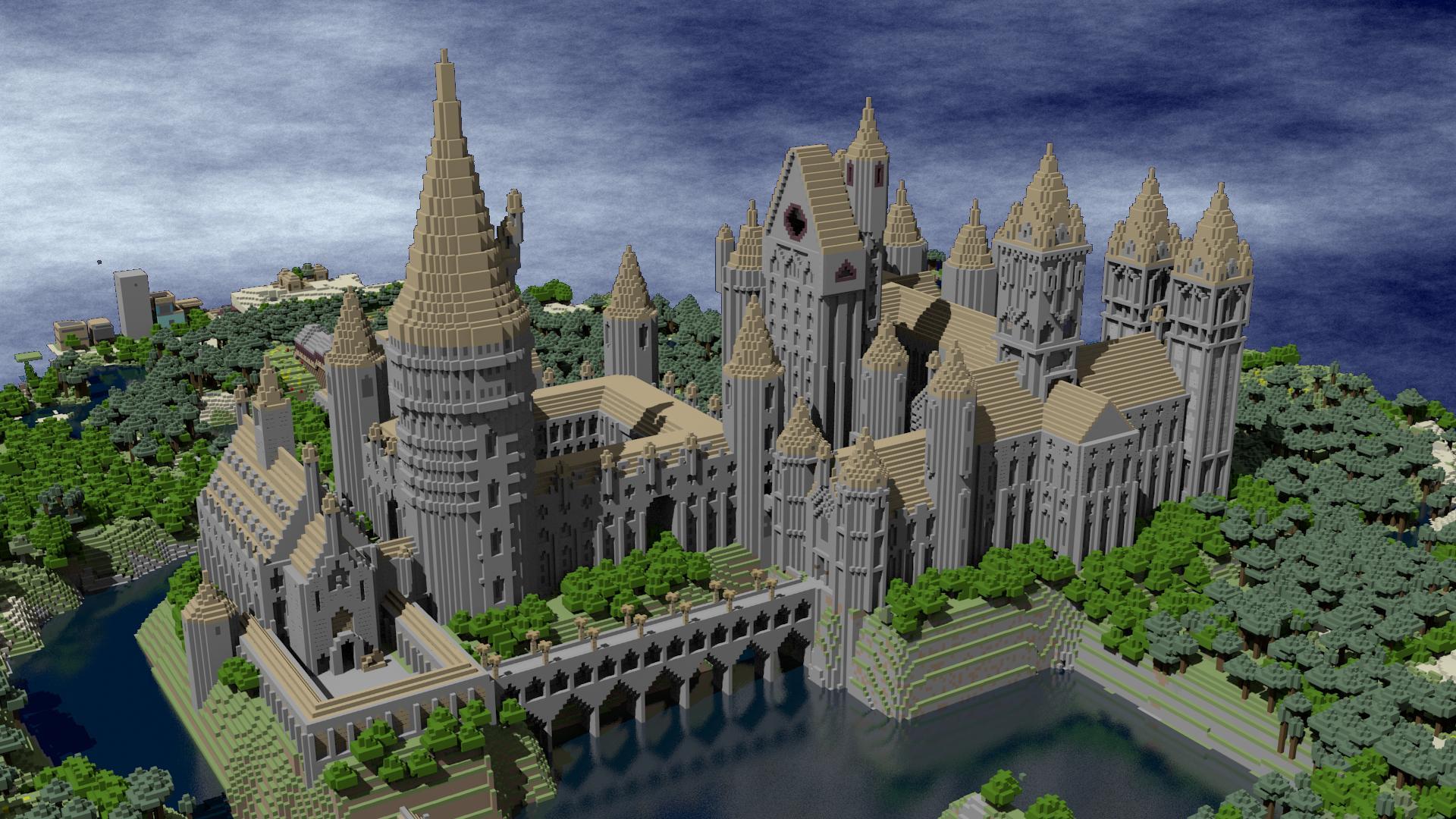 Hogwarts Castle Desktop Background