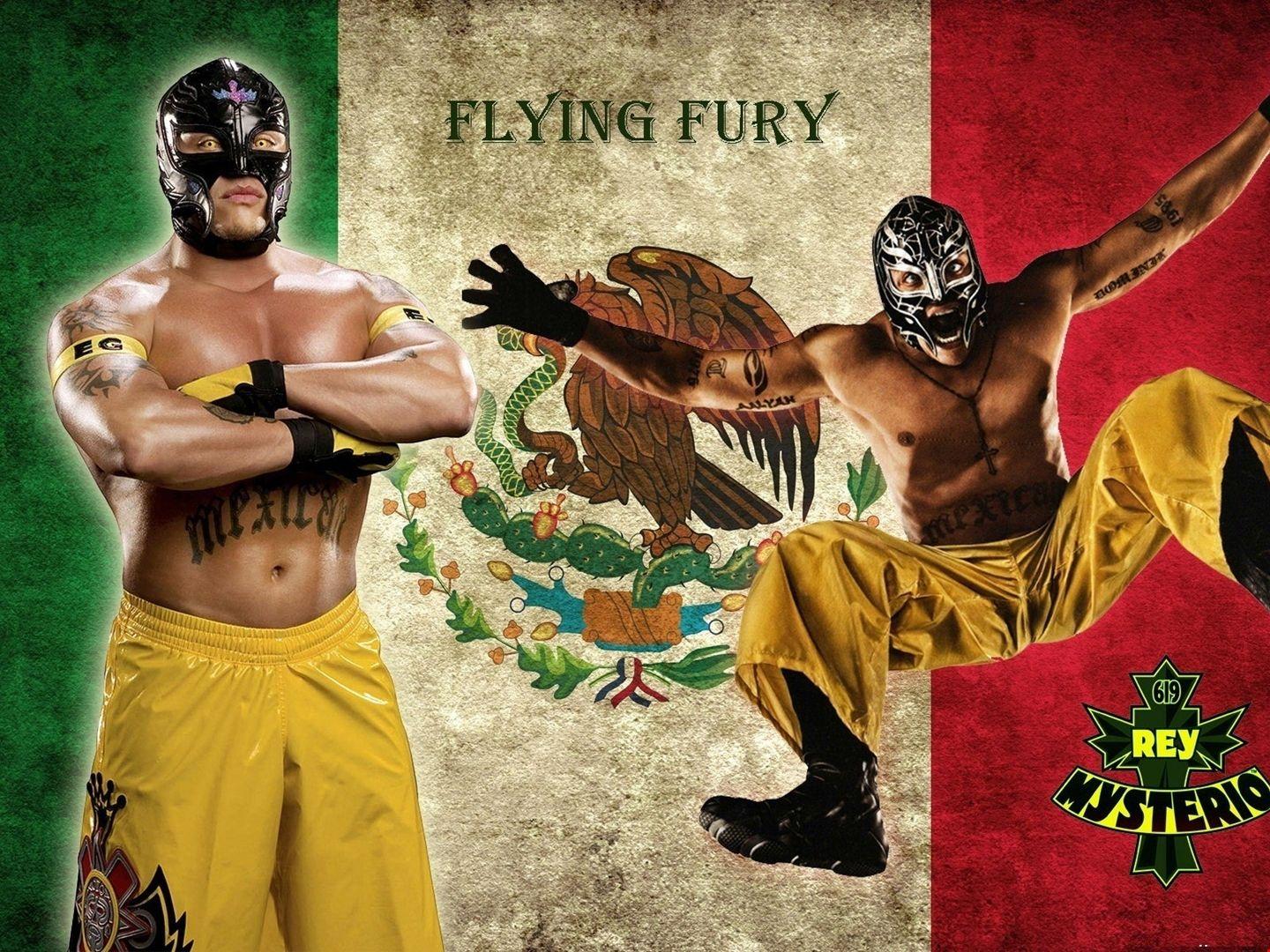 Rey Mysterio Flying Background. HD Wallpaper 5k