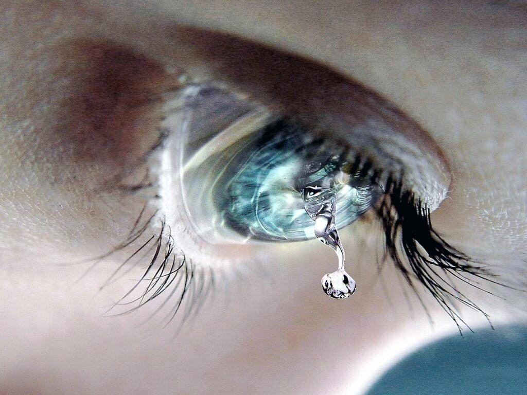 Sad Girl Eye Tears Wallpaper