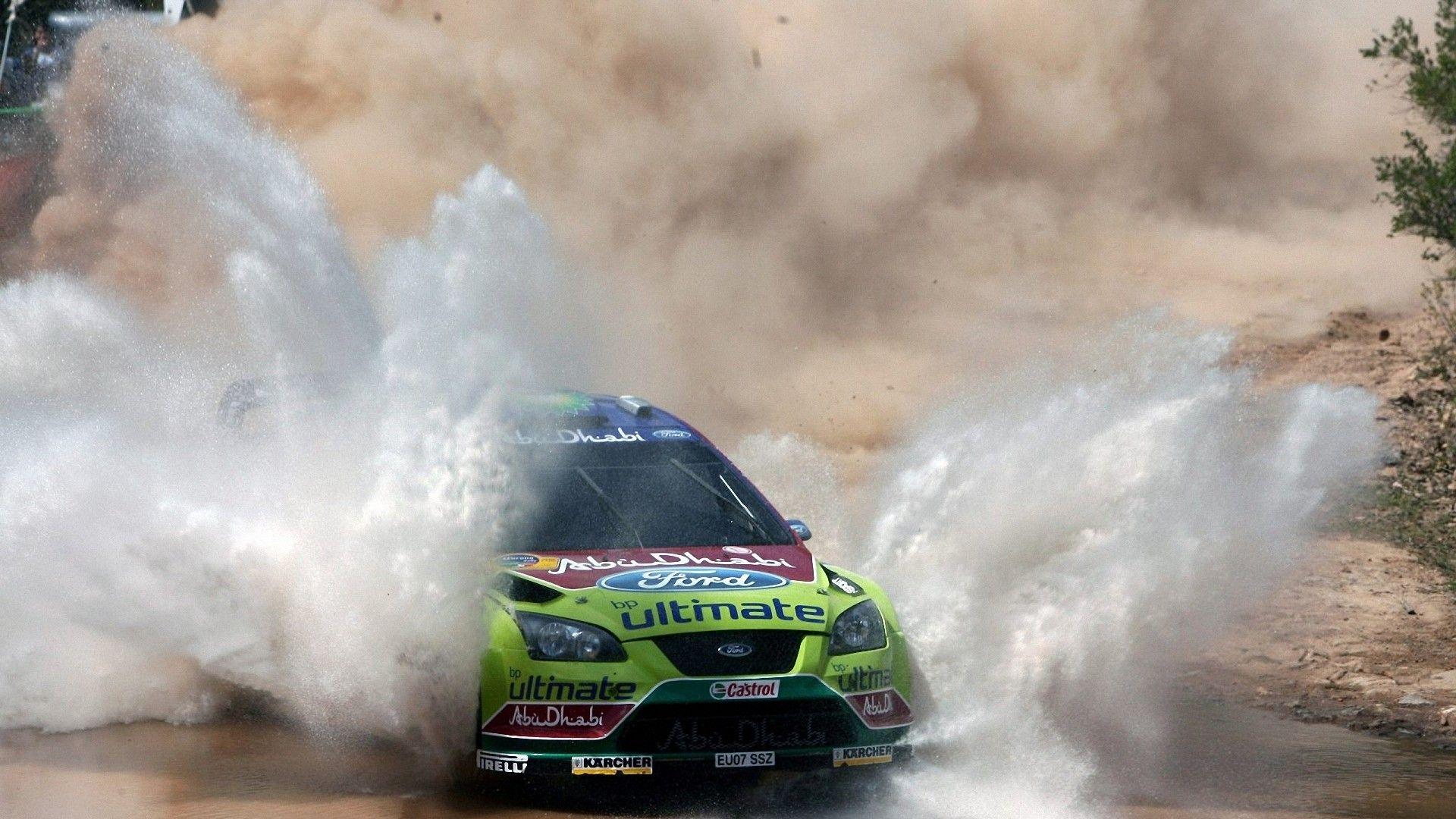 Ford Focus Wrc Racing Car Background HD Wallpaper