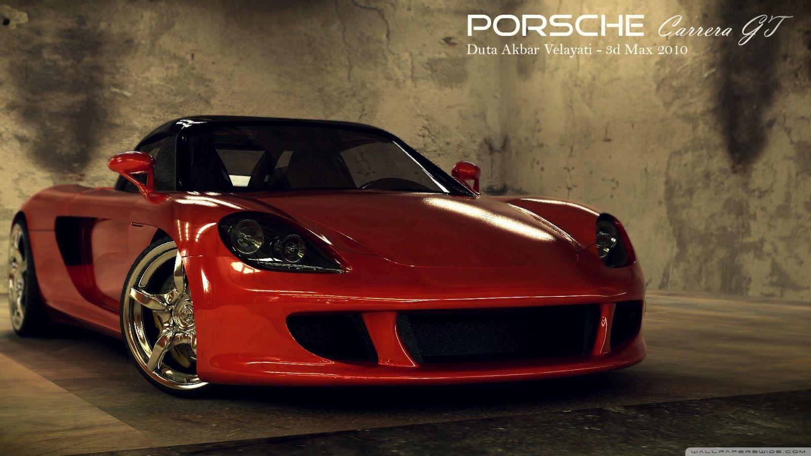 Porsche Carrera GT 3D Max ❤ 4K HD Desktop Wallpapers for 4K Ultra HD