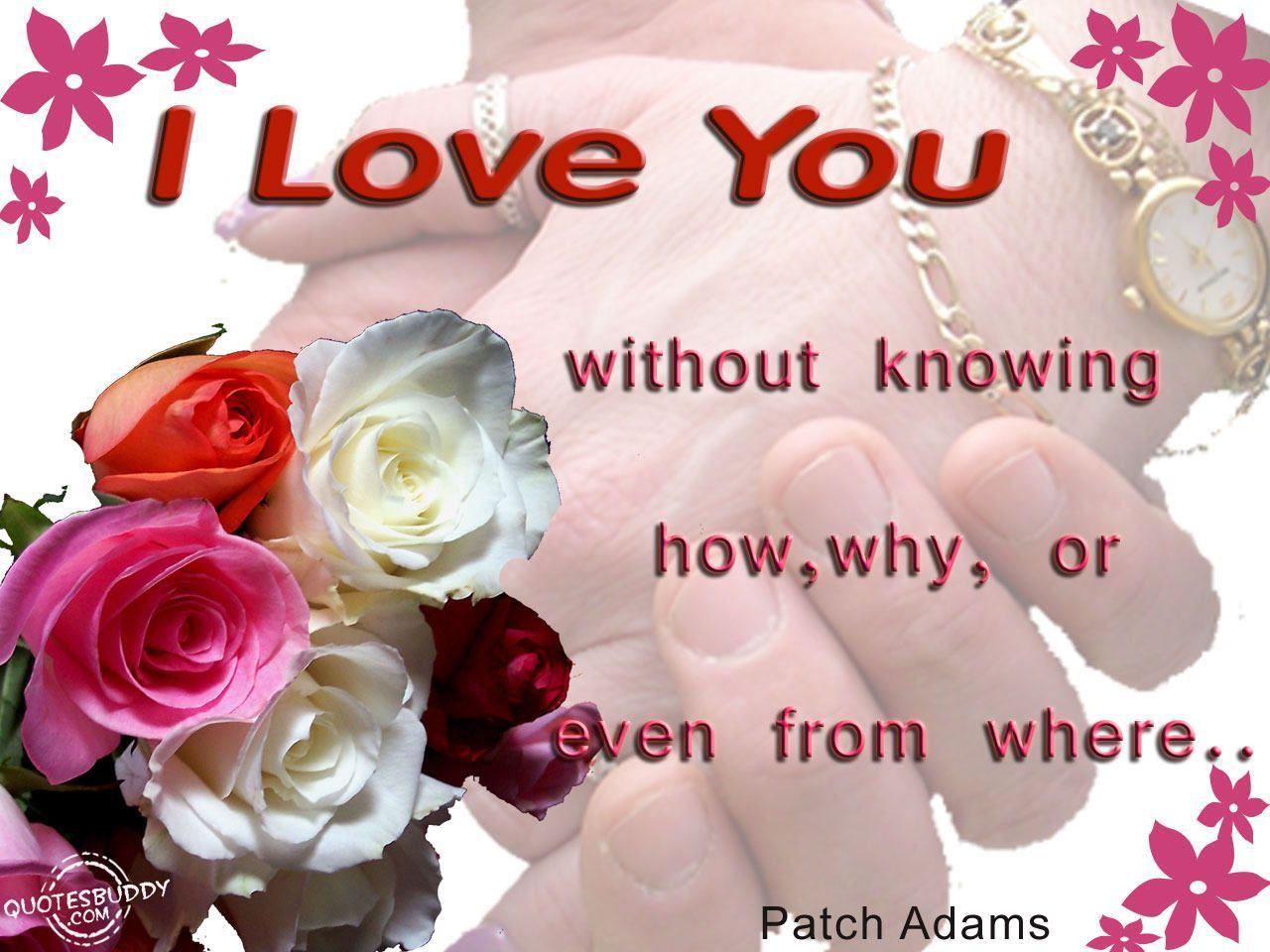 I Love You Wallpaper With Quotes Wallpaper 1280x960