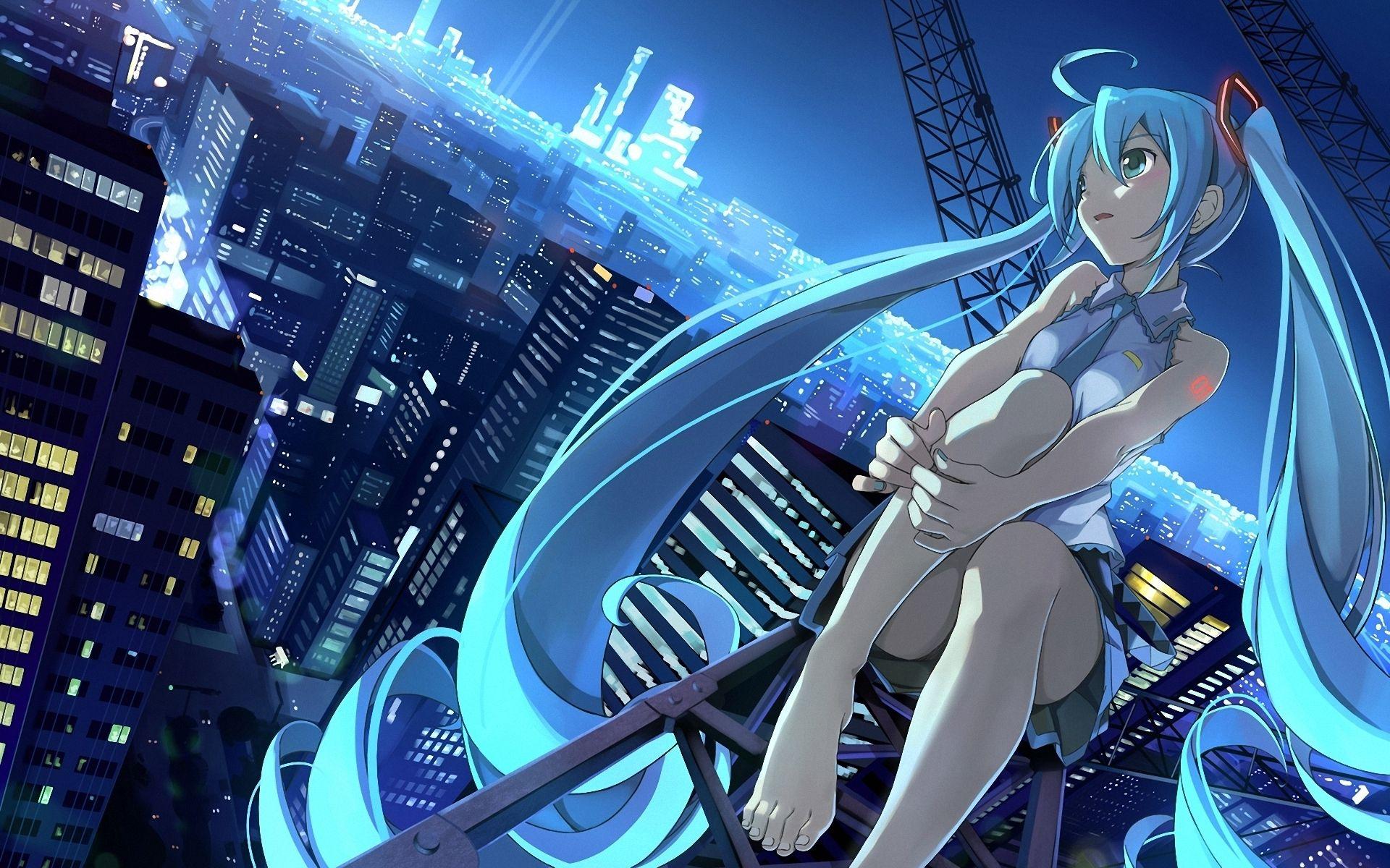 High Resolution Hatsune Miku Vocalloid Wallpaper