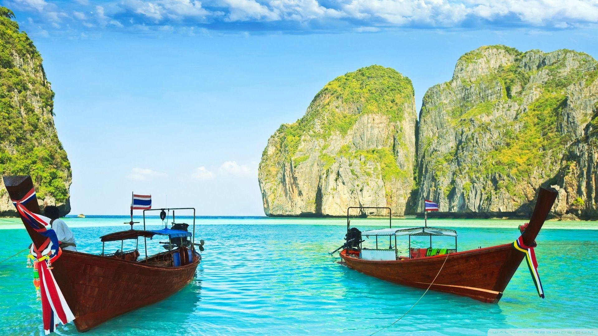 Maya Bay, Thailand ❤ 4K HD Desktop Wallpaper for 4K Ultra HD TV