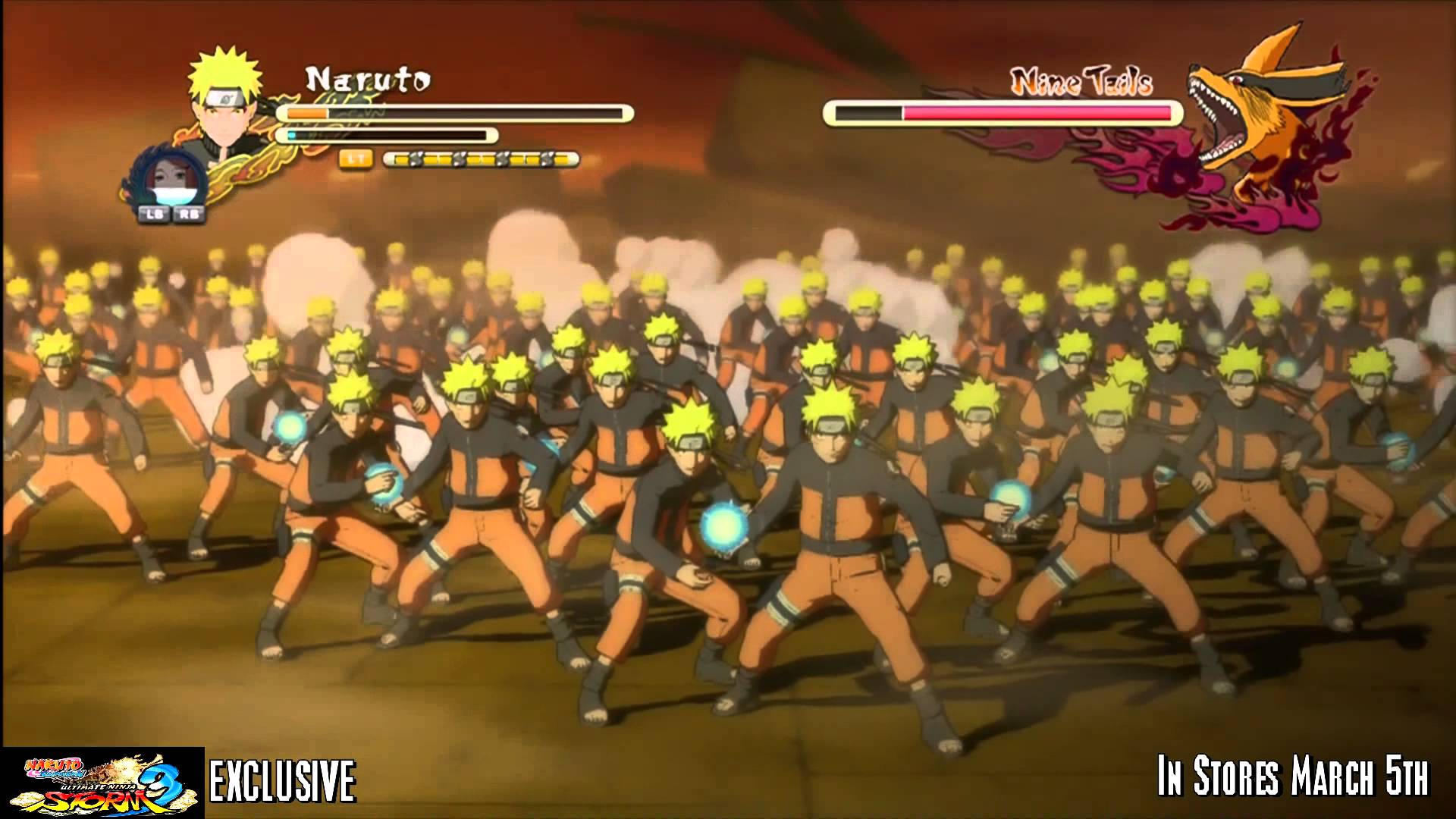 Sage Mode Naruto vs The Nine Tails LEGENDARY Fight with Hidden Video