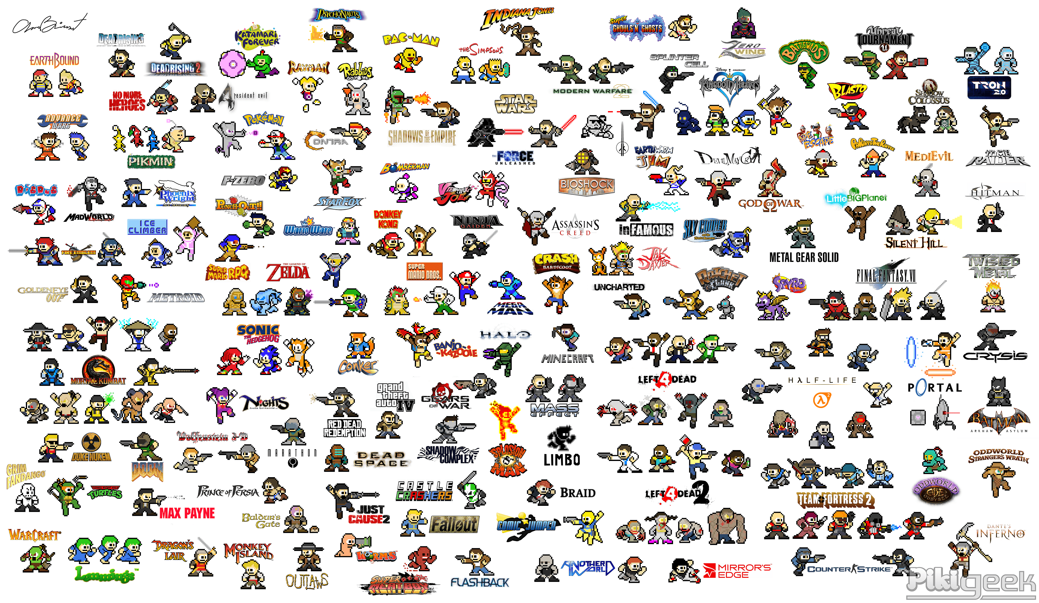 Mega Man Video Game Characters