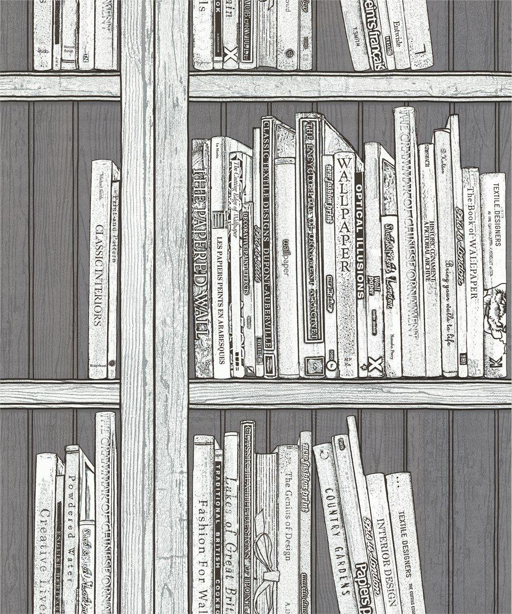 Bookcase Wallpaper
