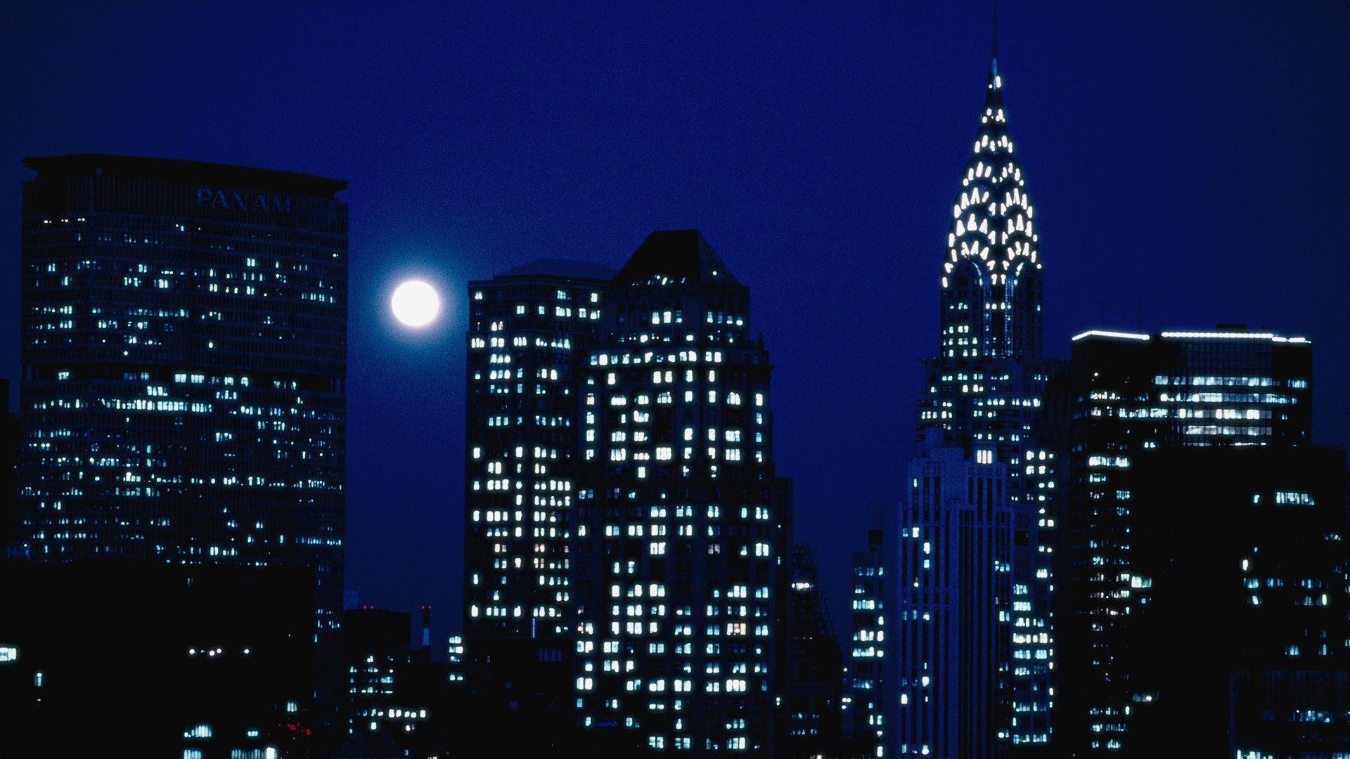 New York City at Night. New York City at night wallpaper jpg 165470
