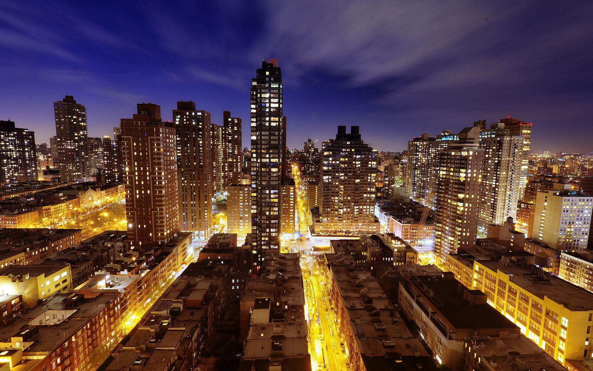 HD New York By Night Wallpaper /hd
