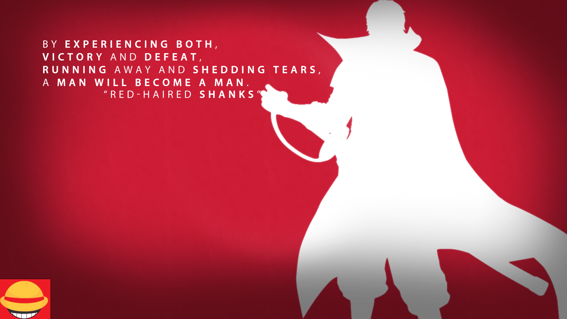 Red haired shanks quote Full HD Wallpaper
