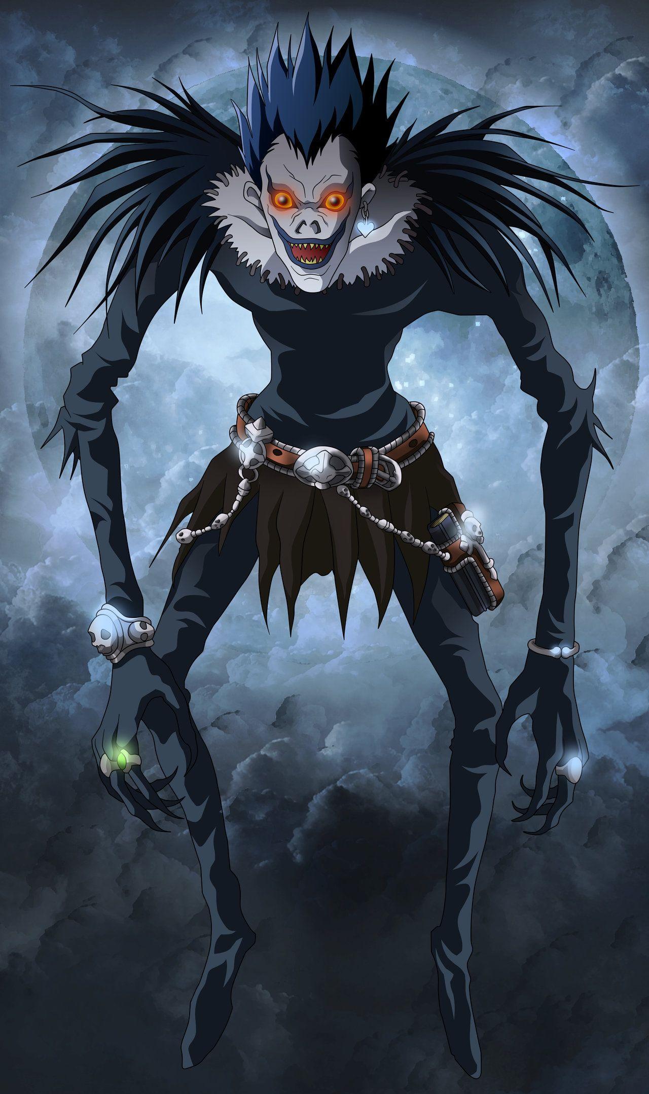 Ryuk, anime, death note, muerte, HD phone wallpaper