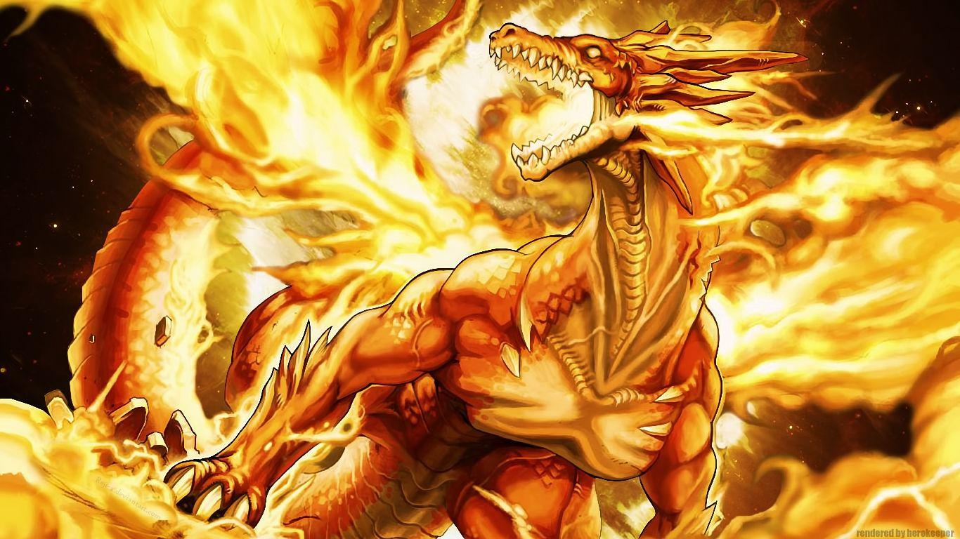 Fire Dragon Dragon Wallpaper 3D