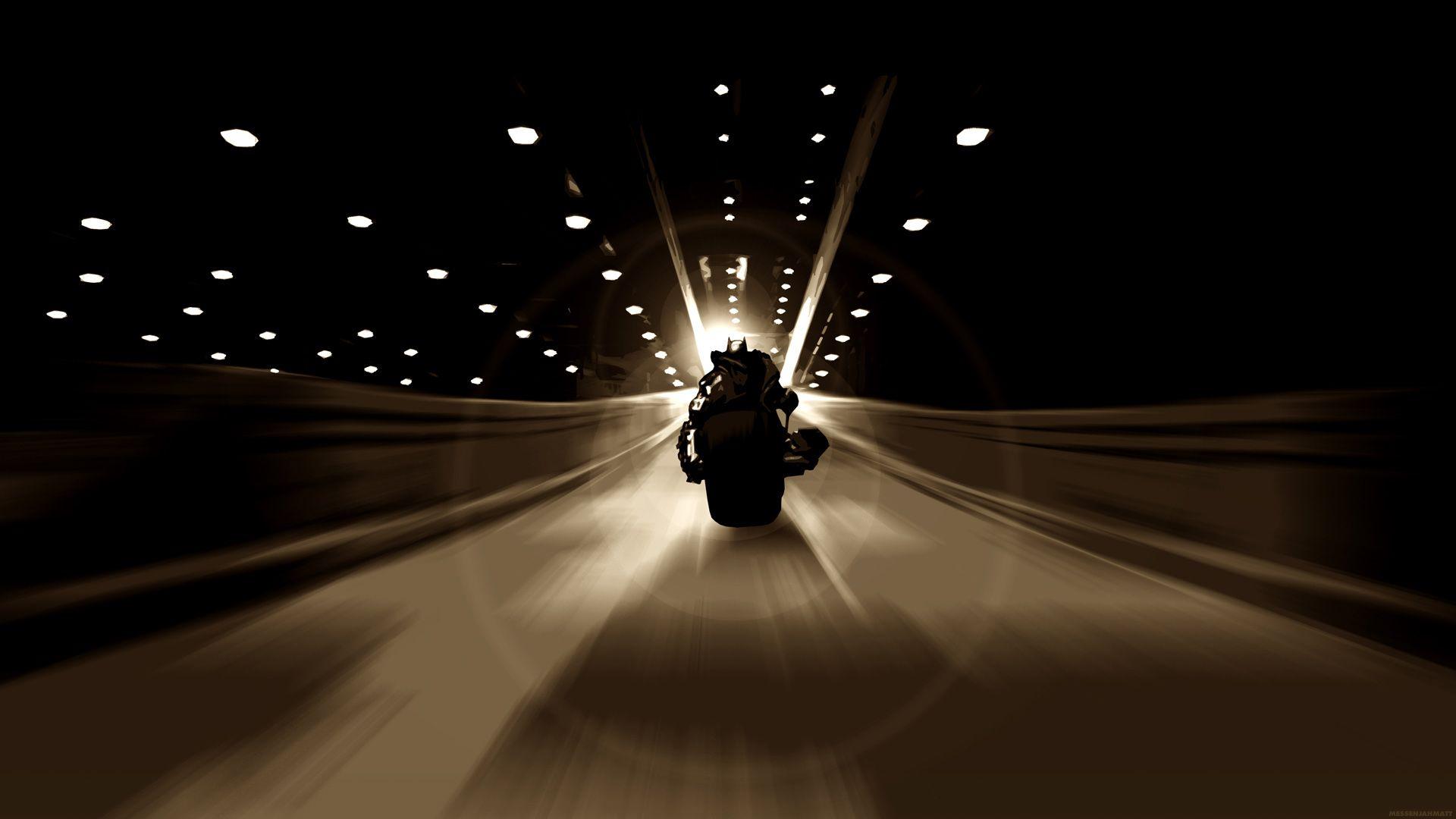 Dark Knight Batman Batpod Wallpaper