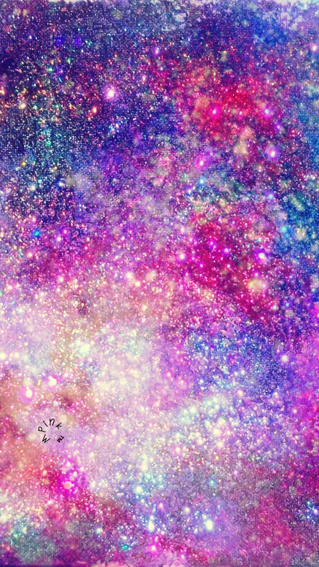 Glitter Galaxy Wallpapers Wallpaper Cave