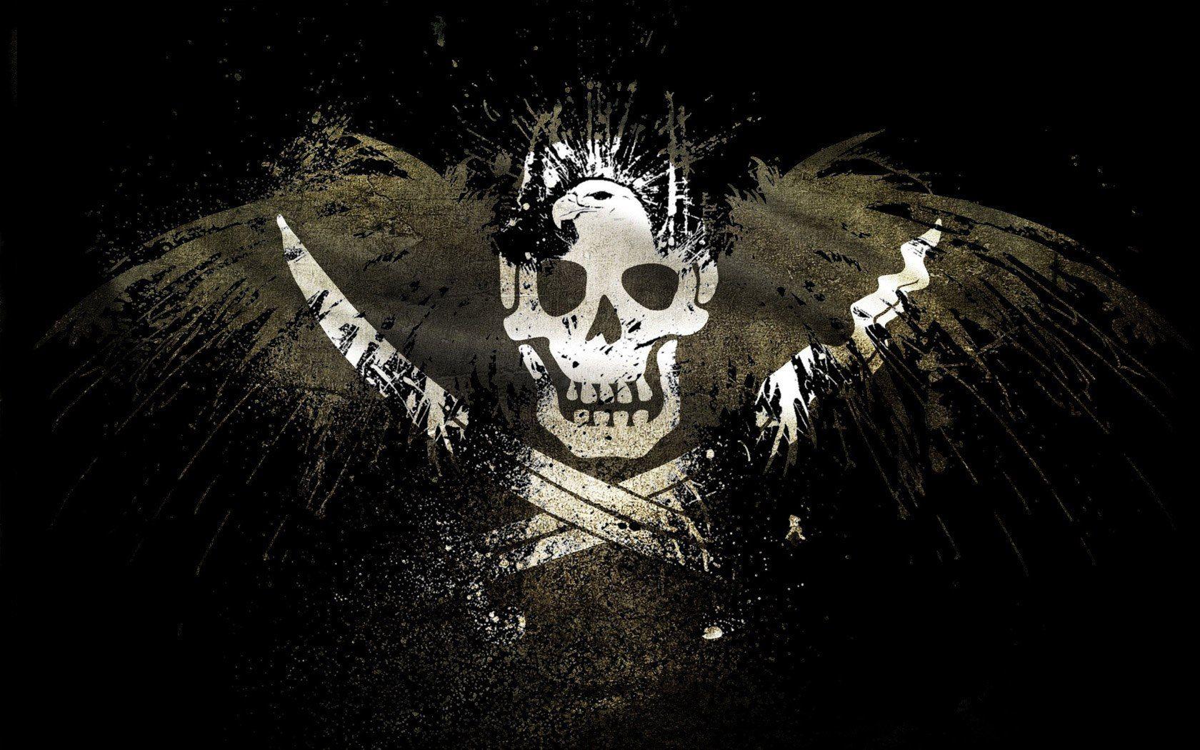 Kelsey Cook: Pirate Flag High Quality Wallpaper