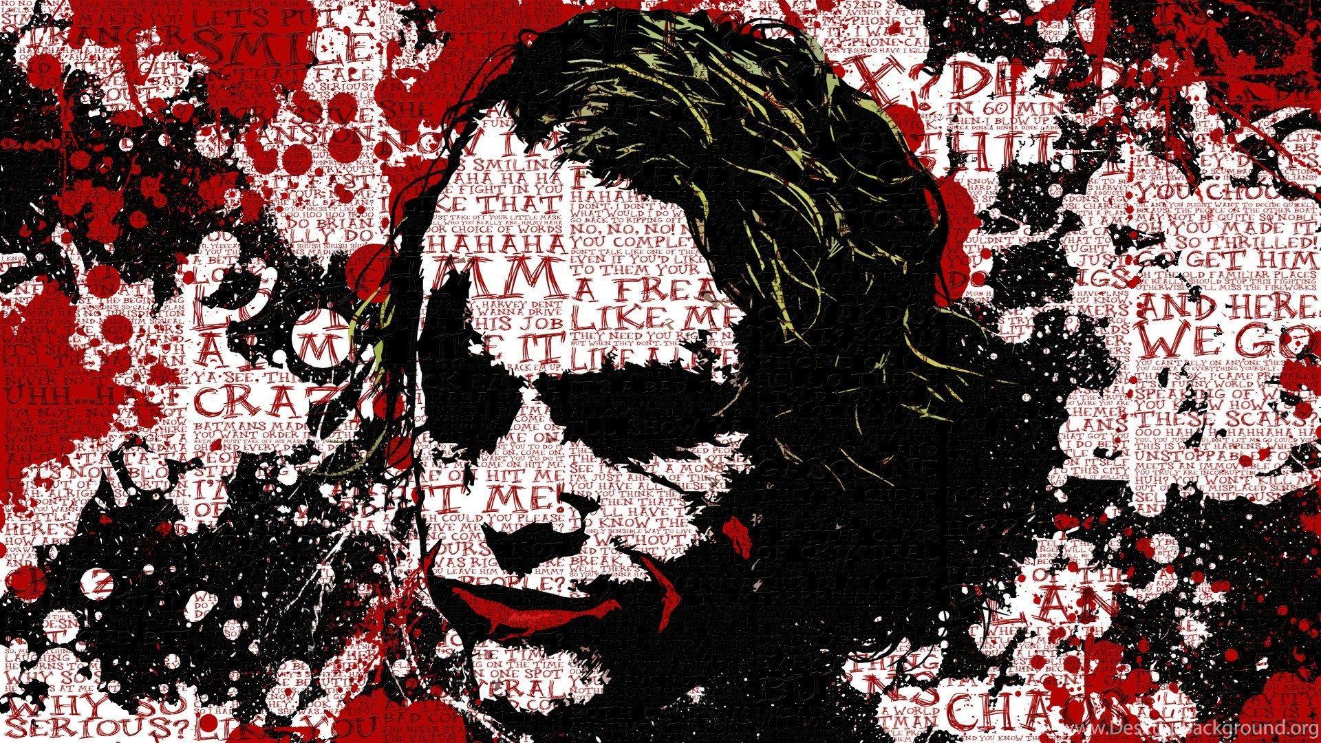 The Joker Quotes Why So Serious Wallpaper. Desktop Background