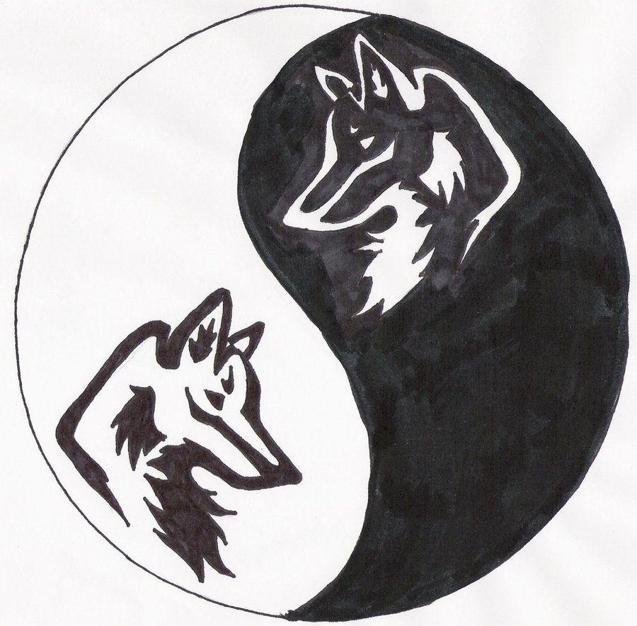 yin yang wolf