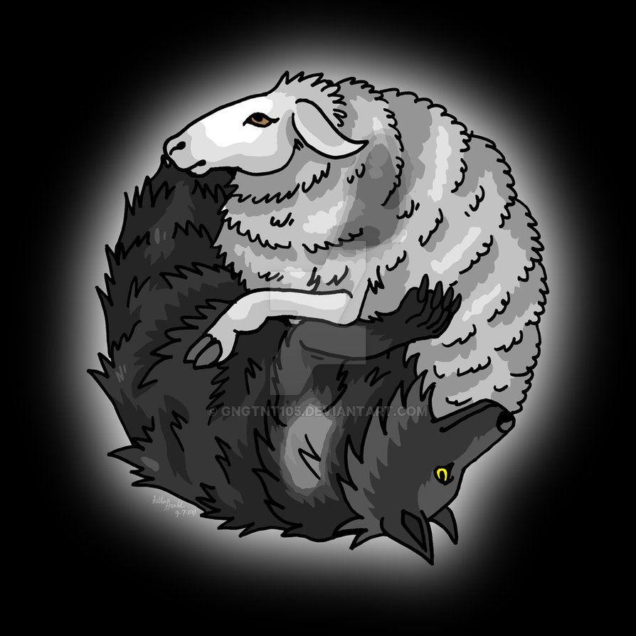 Wolf Sheep Yin Yang