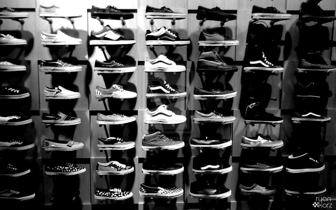 vans off the wall shoes black wallpaper