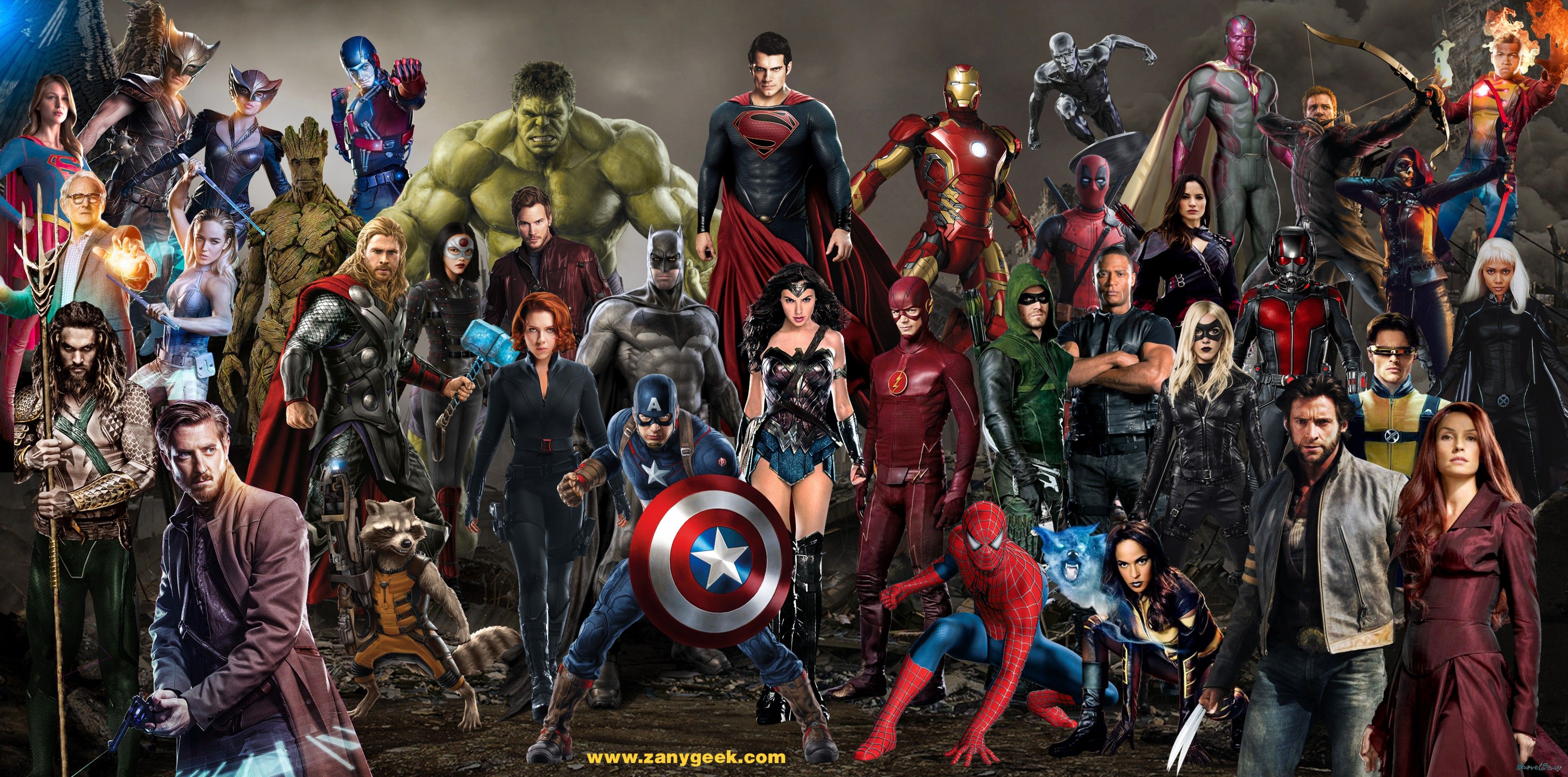 63 Marvel and DC