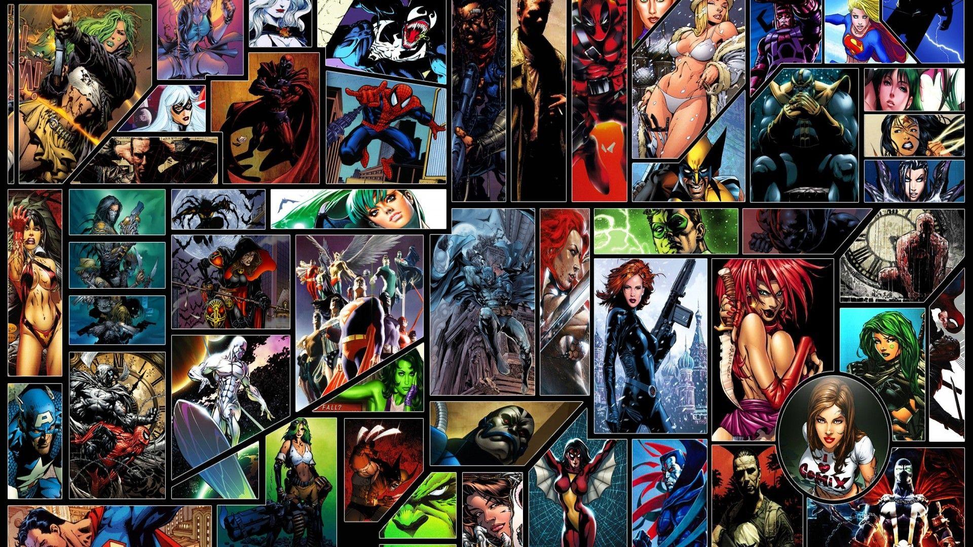 Dc comics superheroes marvel wallpaper. PC