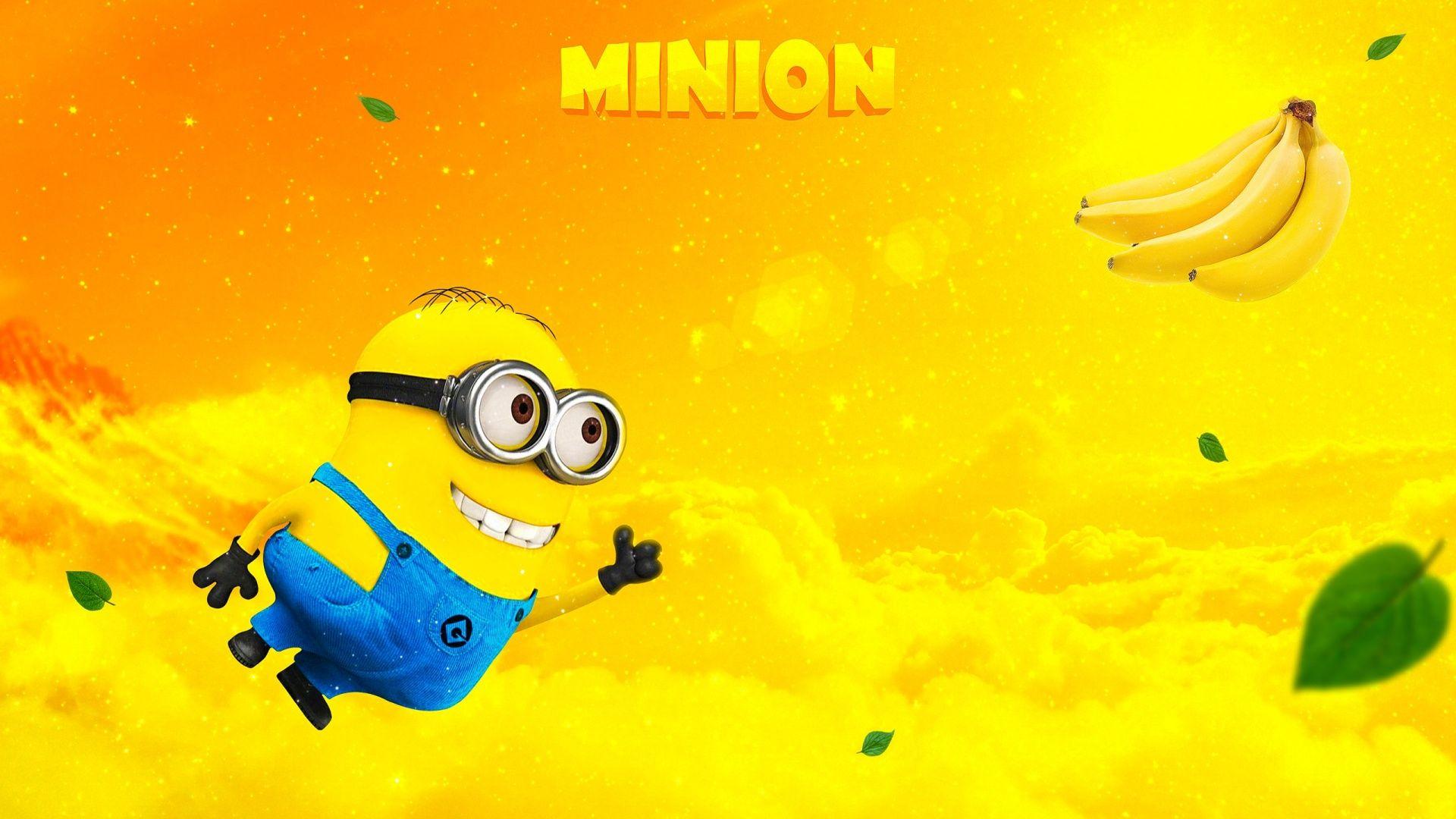 Minion Banana Wallpaper in jpg format for free download