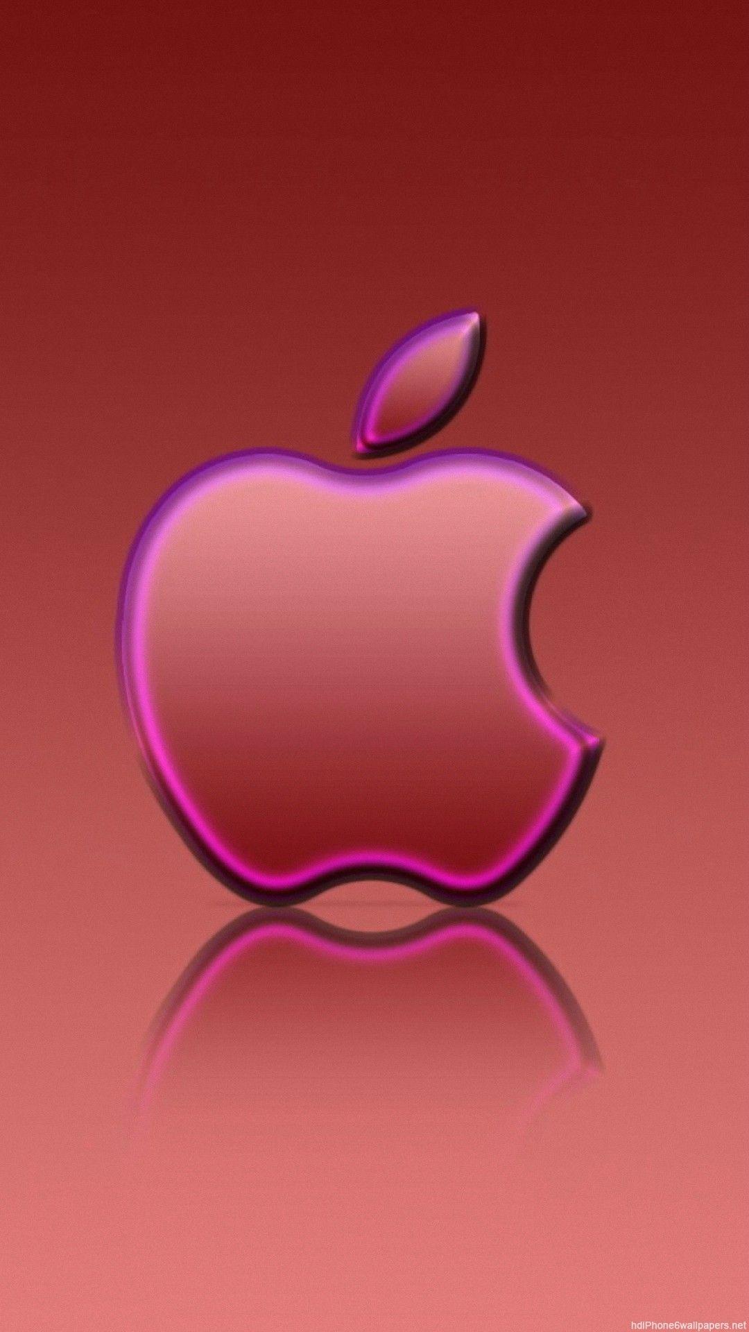 Funny Apple logo wallpaper