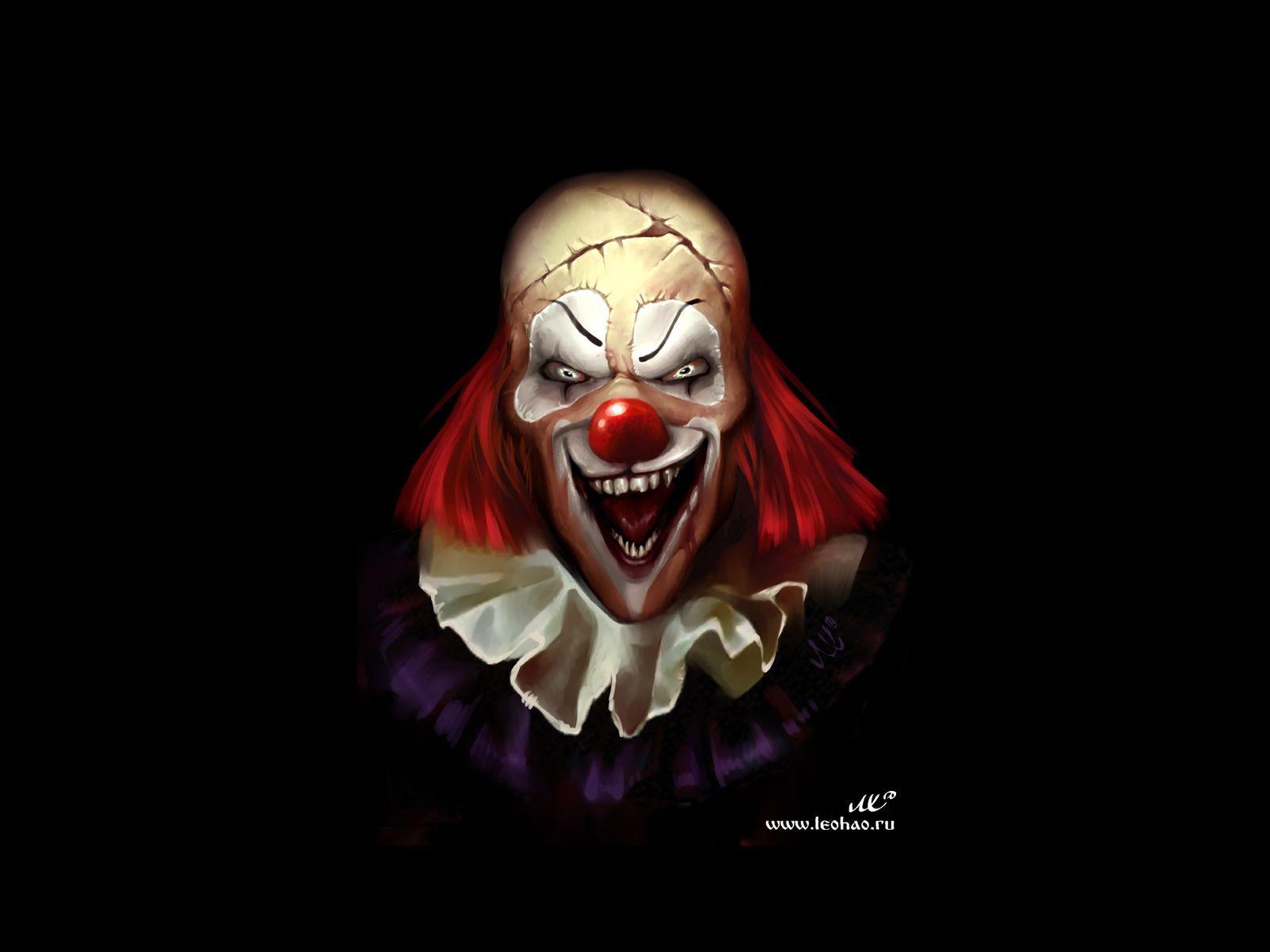 Scary Clown Wallpaper.eu DE. Clowning Around