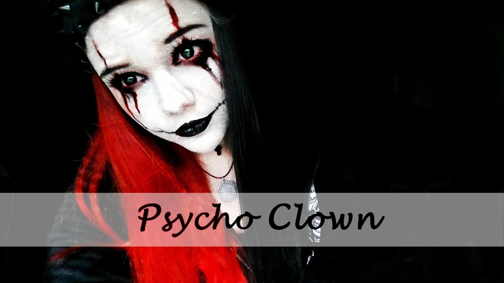Psycho Clown Makeup ⊙﹏⊙