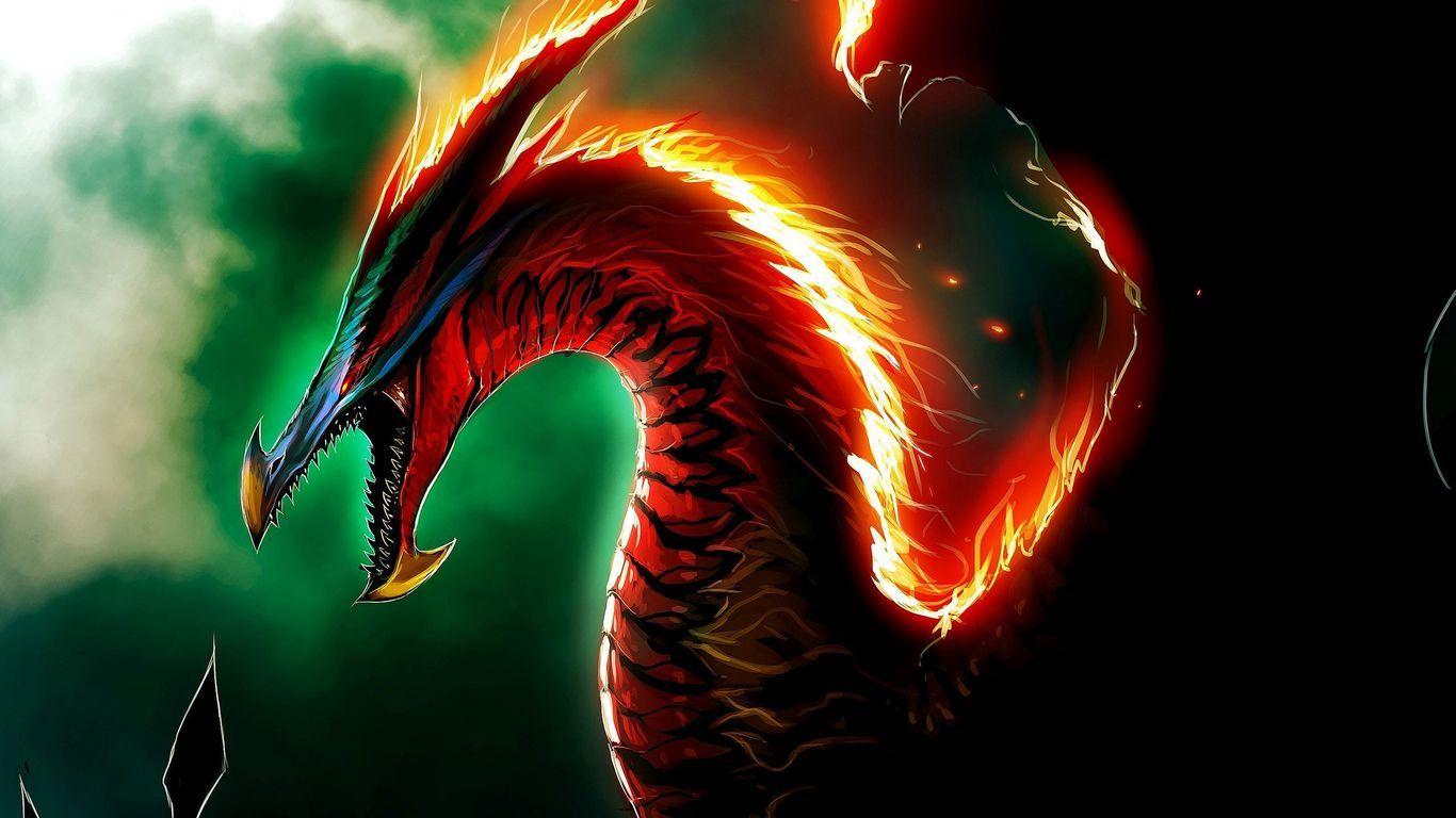 Fire Dragon Wallpaper HD