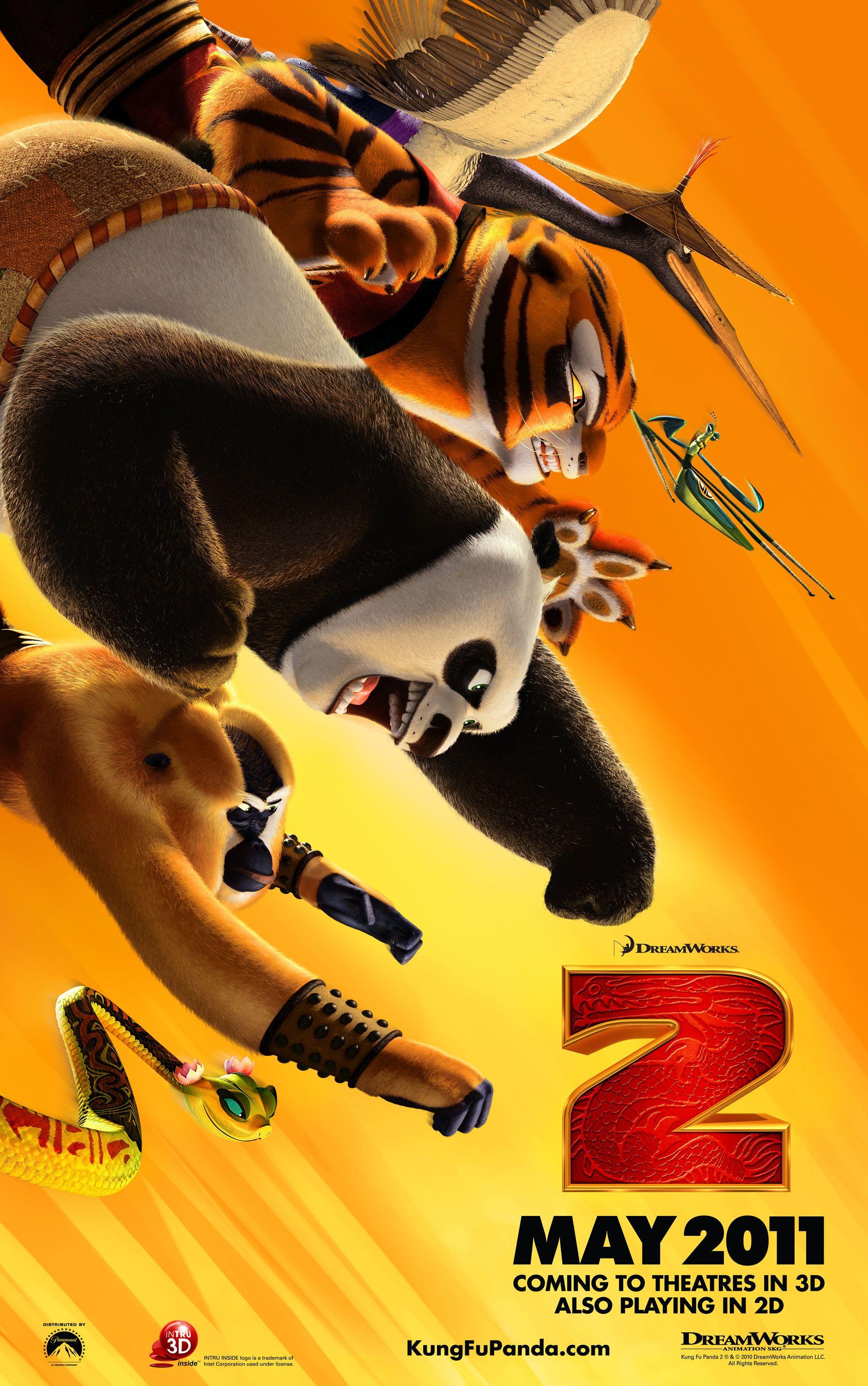 Movie Poster from Kung Fu Panda 2 Desktop Wallpaper