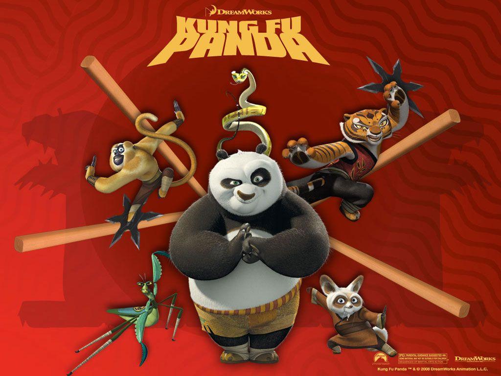 Movie Kung Fu Panda 2 Cartoon HD Background for iPad