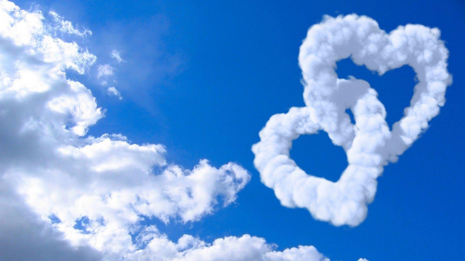 3d love with clouds wallpaper, wallpapers for desktop