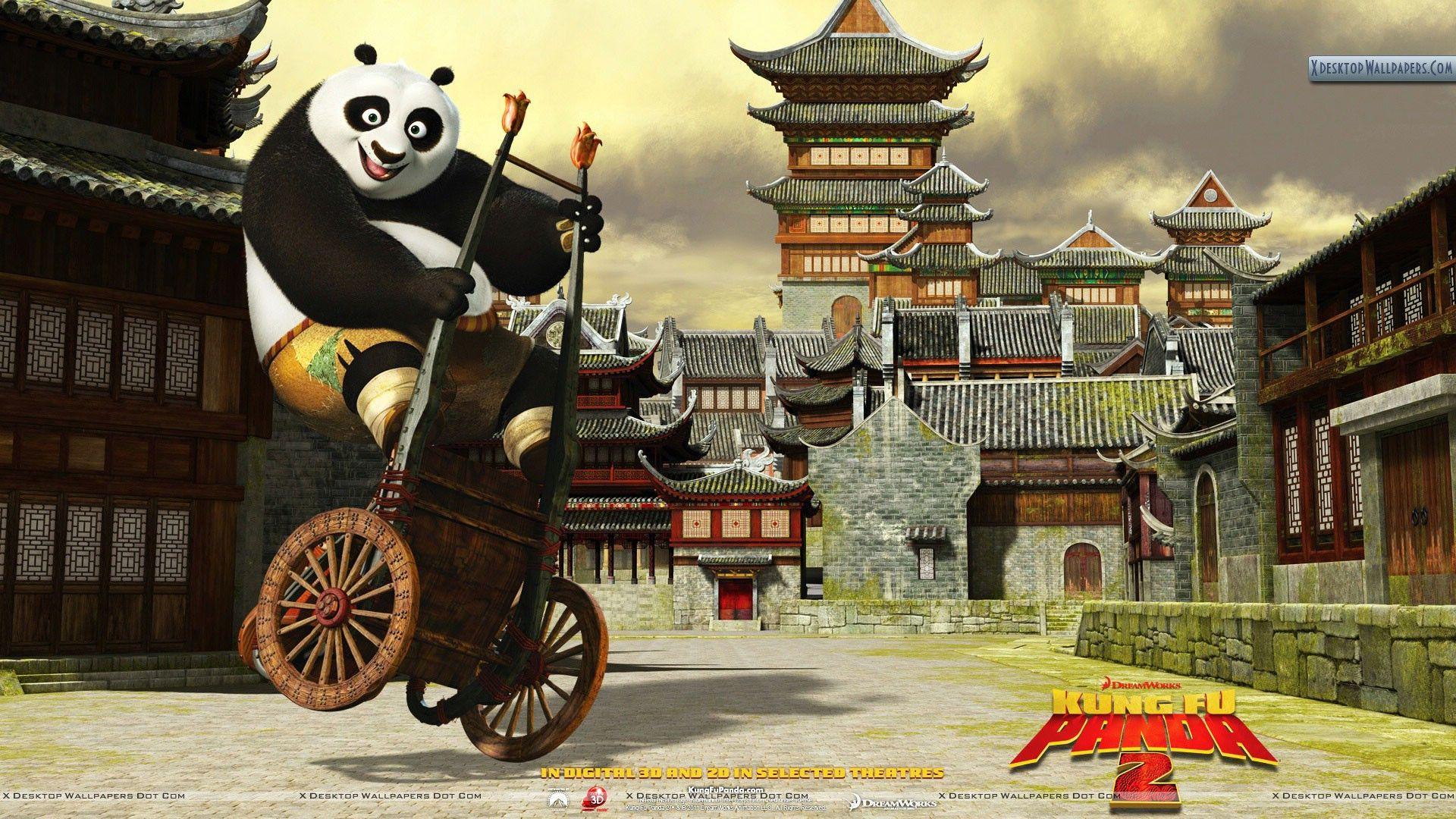 Kung Fu Panda 2 Riding Wallpaper