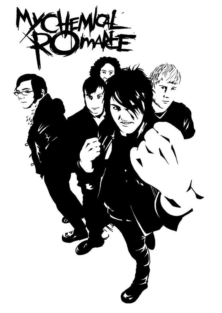My Chemical Romance In Black By Down A Rabbit Hole