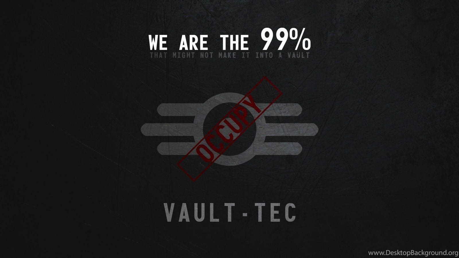 Occupy Vault Tec Wallpaper Fallout Fan art By Alexander X On