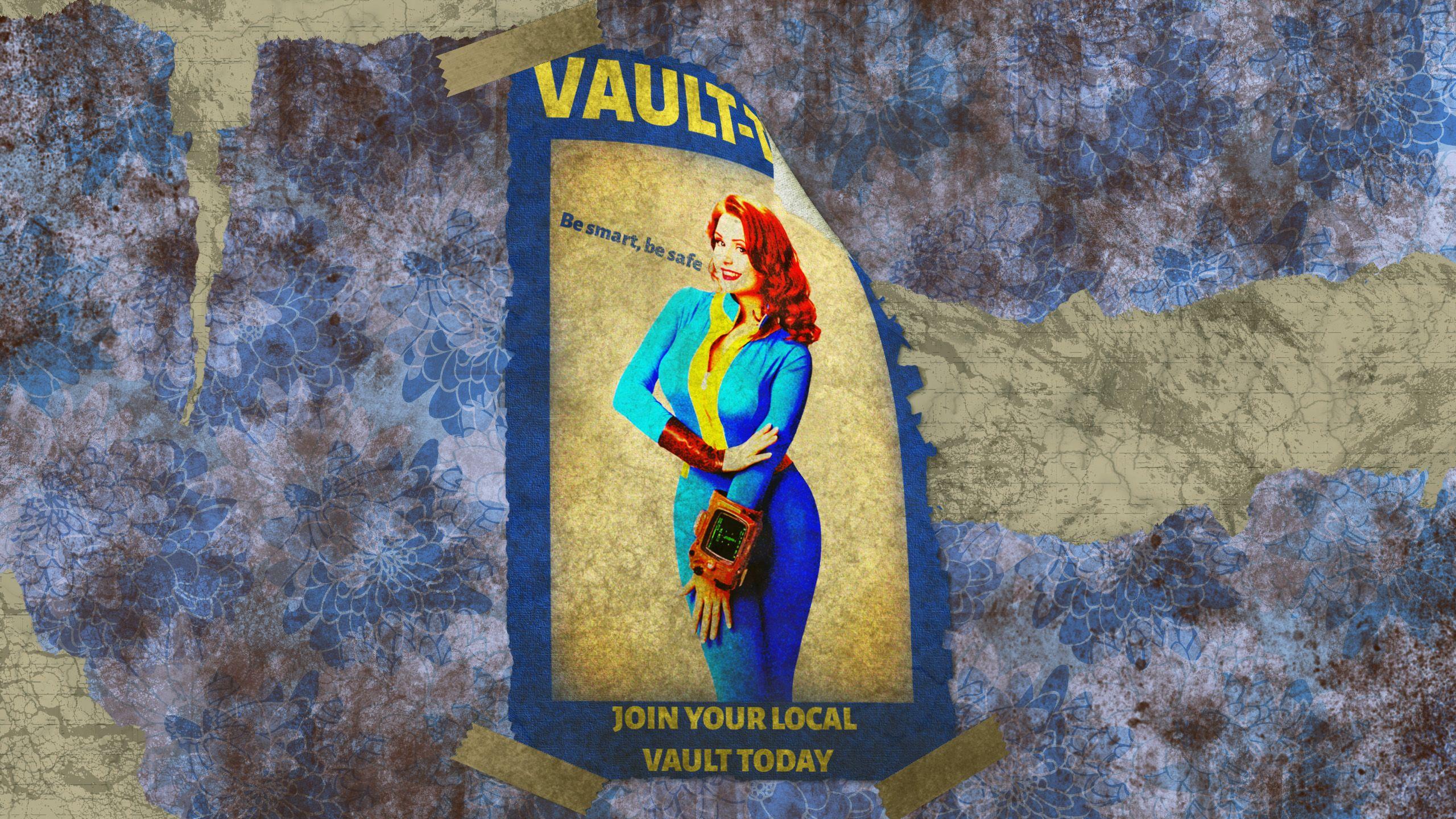 Fallout 4 Vault Tec Poster Full HD Wallpaper