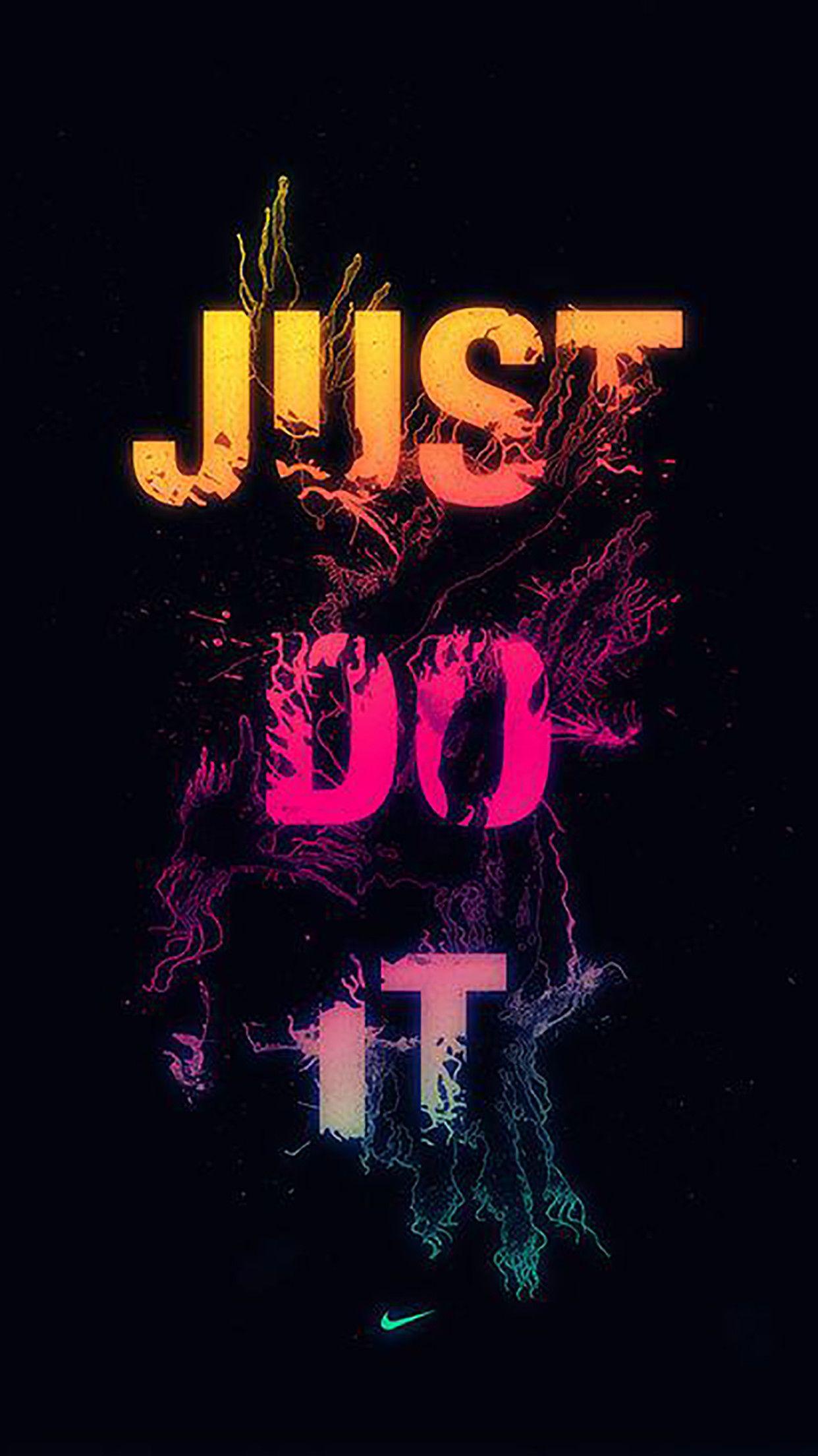 Desktop Wallpaper Just Do It Quotes Nike Logo Abstract Hd Image  Picture Background 7933bf