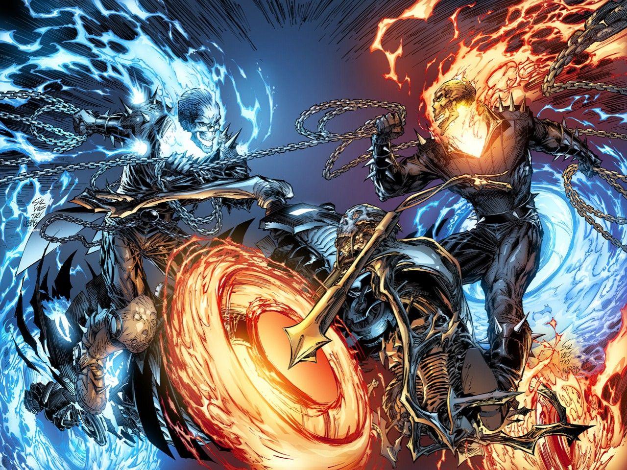 is the blue ghost rider